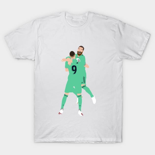 Karim Benzema and Sergio Ramos R al Madrid Gareth T Shirt